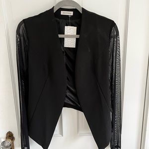 NWT anthology black blazer jacket top size small